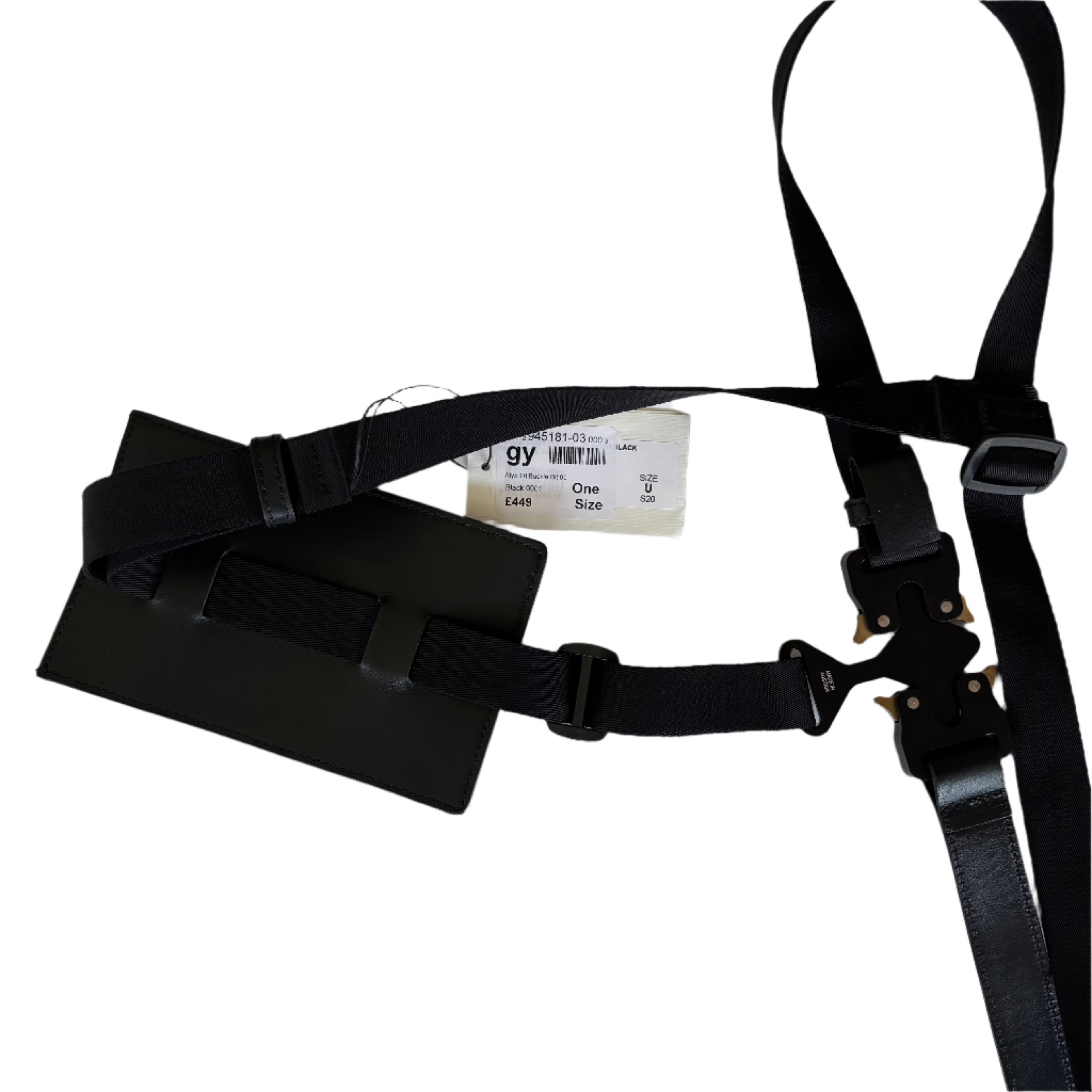 1017 ALYX 9SM Tri-Buckle Chest Belt AW20