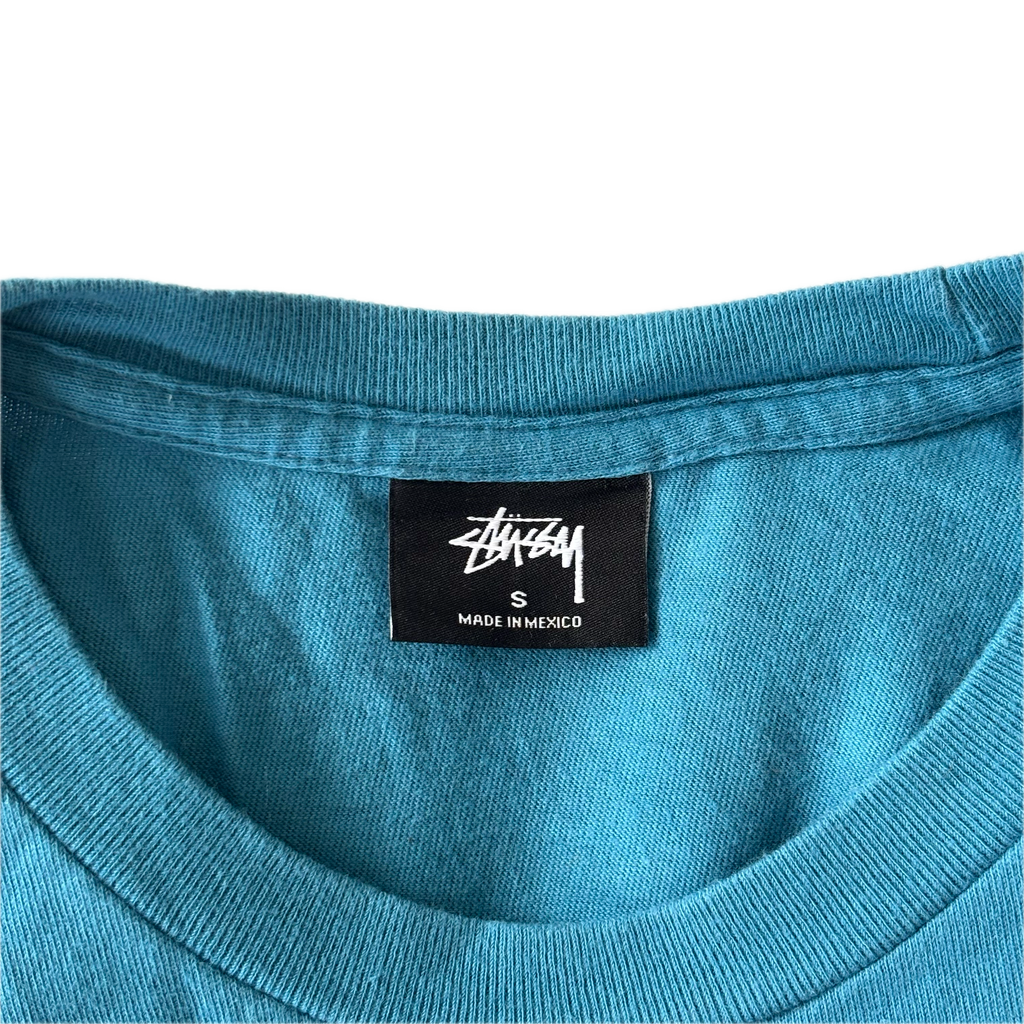 STUSSY Long Sleeve Graphic Tee “Freedom Is Power” S