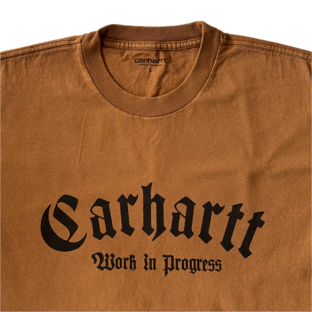CARHARTT WIP Onyx Organic Cotton T-Shirt L
