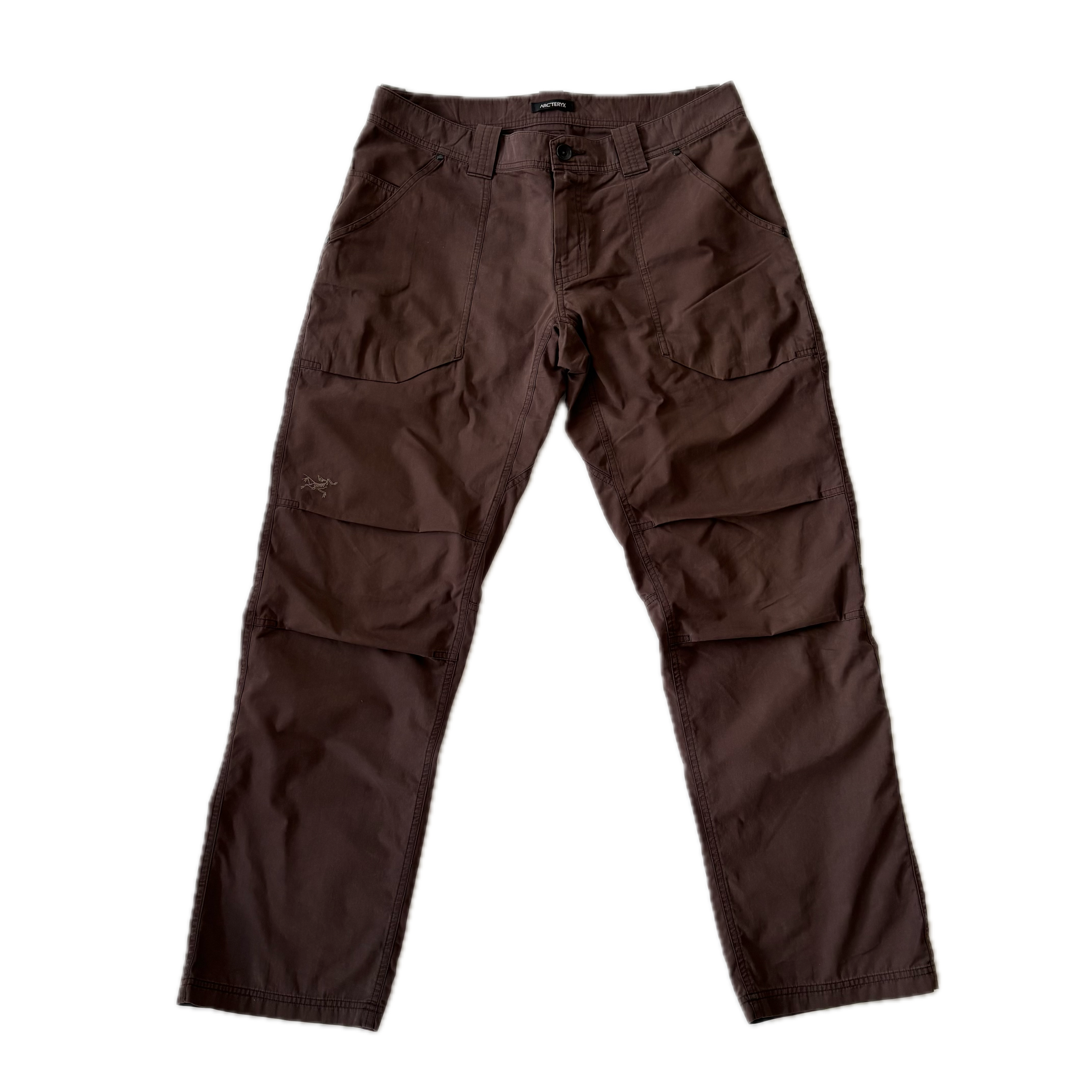 ARC'TERYX Cotton Blend Hiking Pants Brown W32