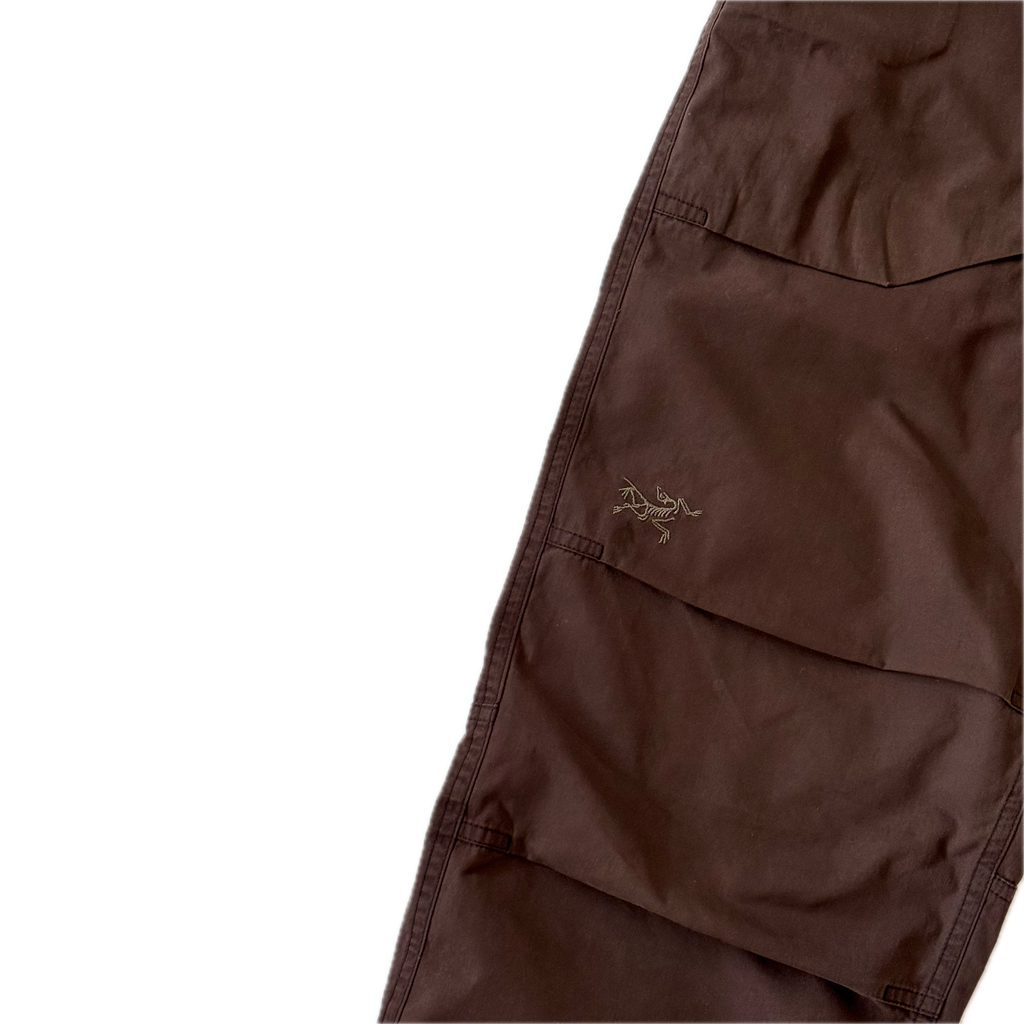 ARC'TERYX Cotton Blend Hiking Pants Brown W32