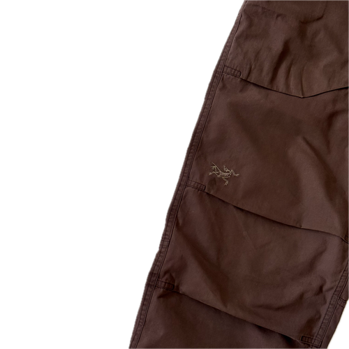 ARC'TERYX Cotton Blend Hiking Pants Brown W32