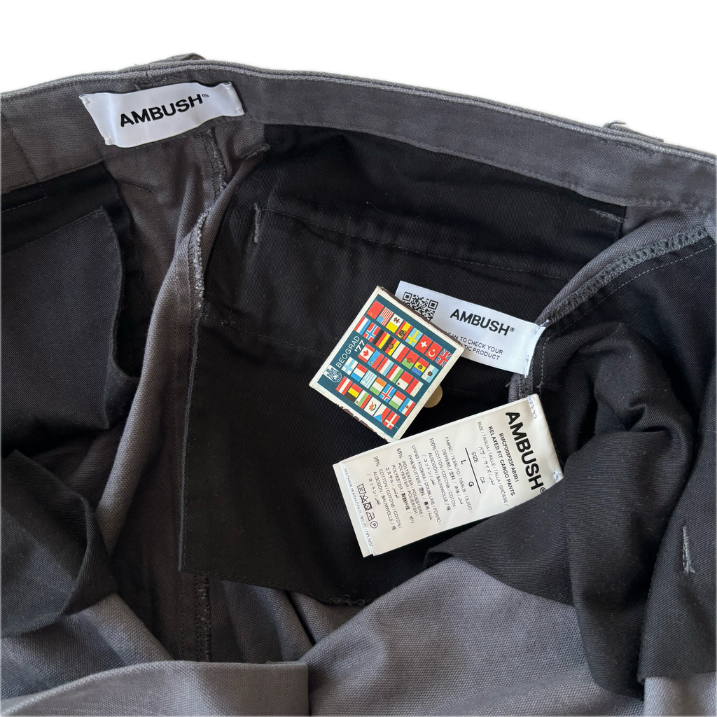 AMBUSH Belted-Leg Cargo Trousers L