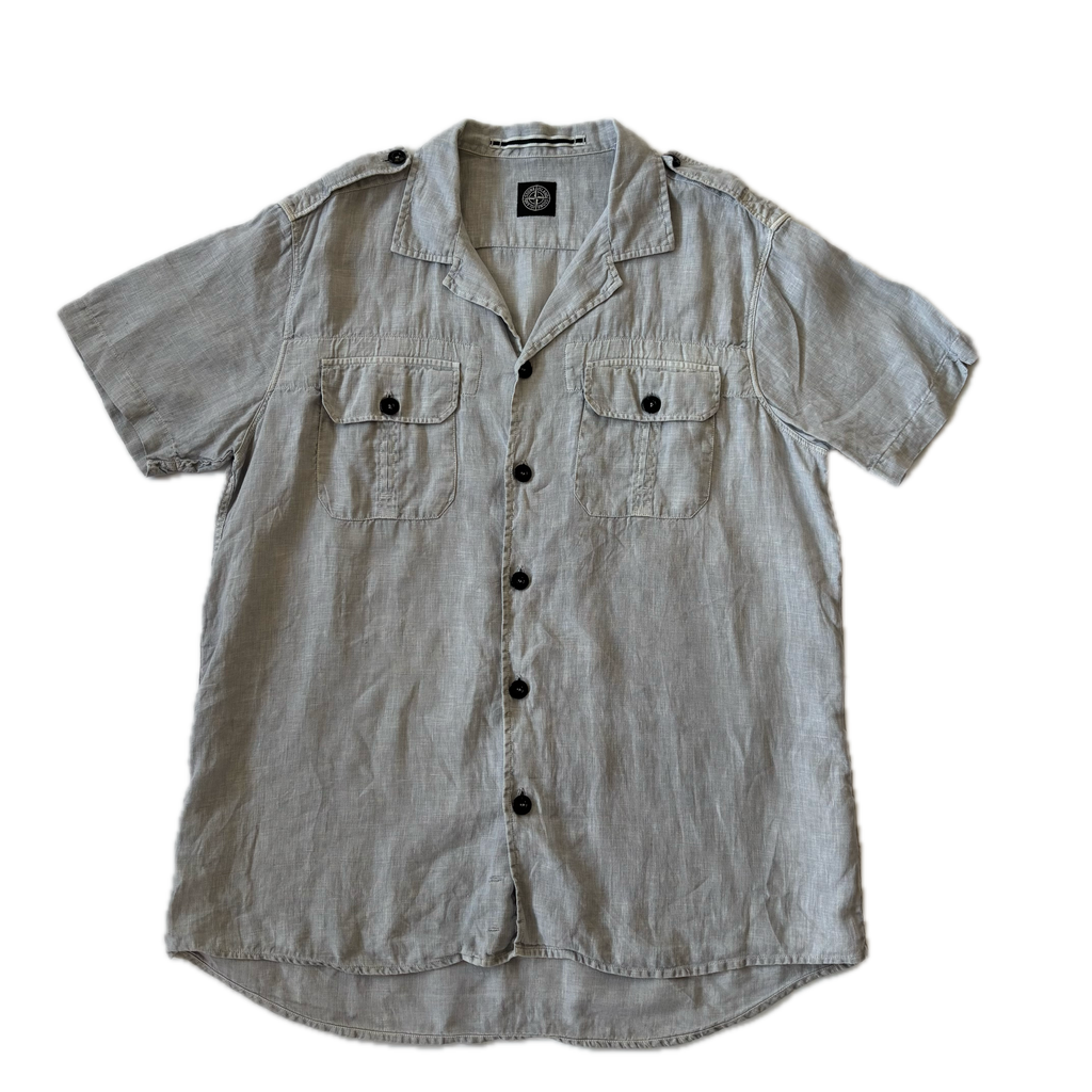 STONE ISLAND SS2011 Linen Shirt L