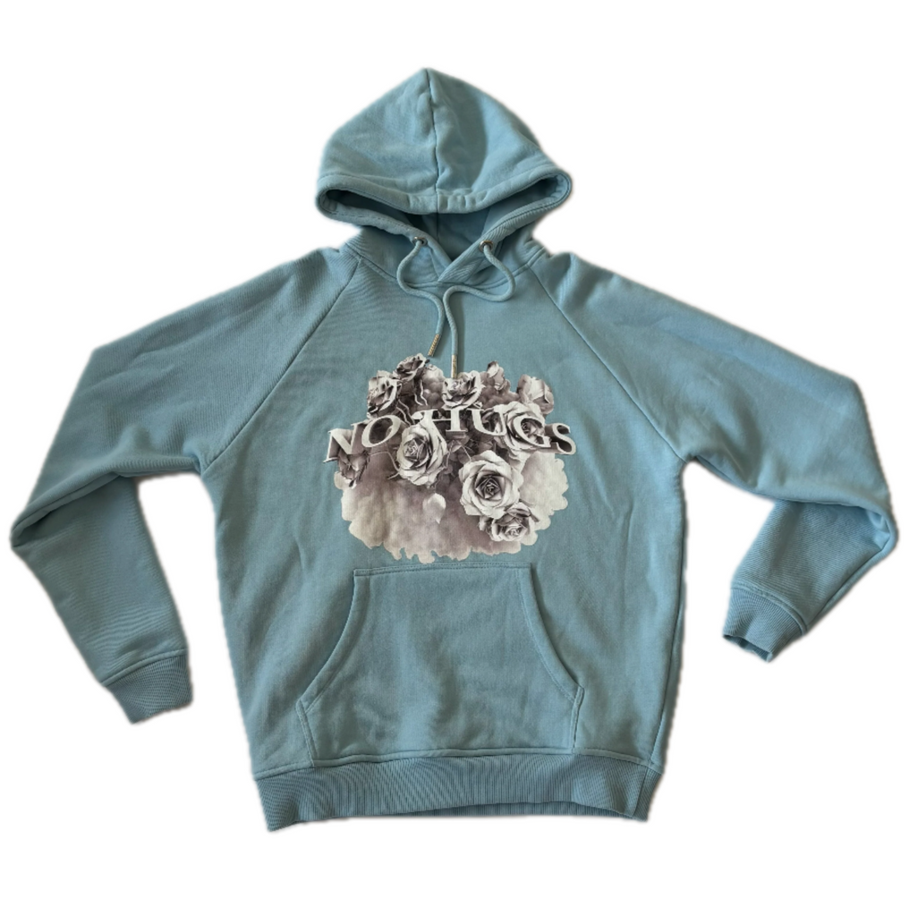 NO HUGS Skyroses Hoodie L