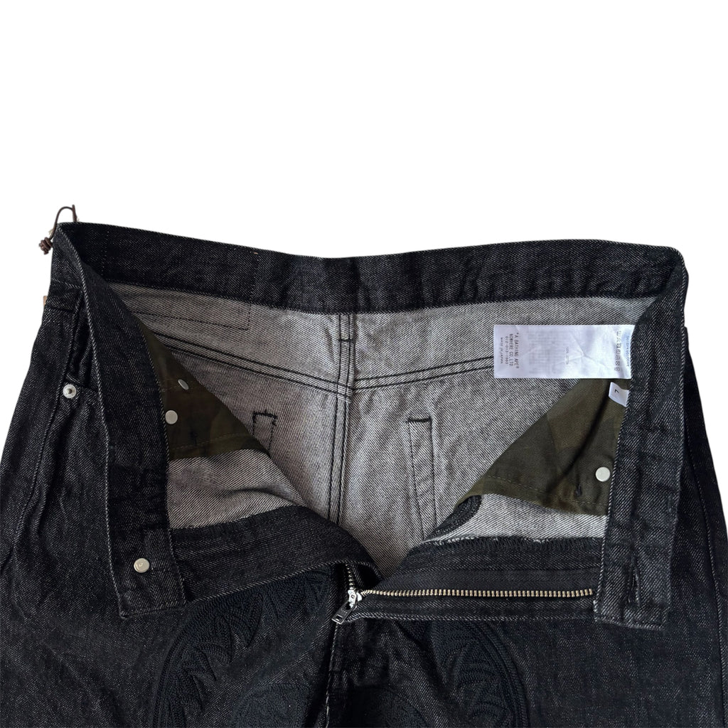 A BATHING APE Regular Fit 13oz Shark Denim Pants L