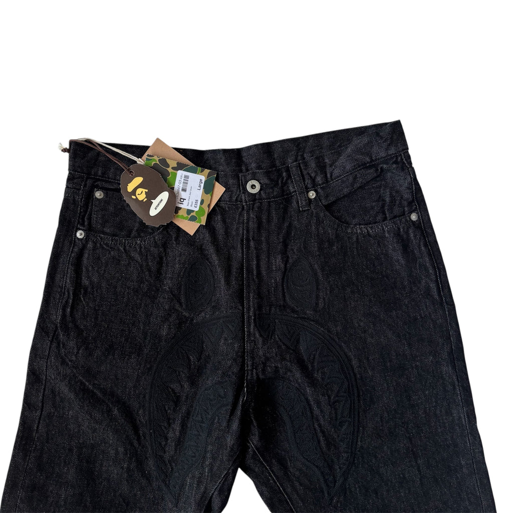 A BATHING APE Regular Fit 13oz Shark Denim Pants L