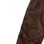 ARC'TERYX Cotton Blend Hiking Pants Brown W32
