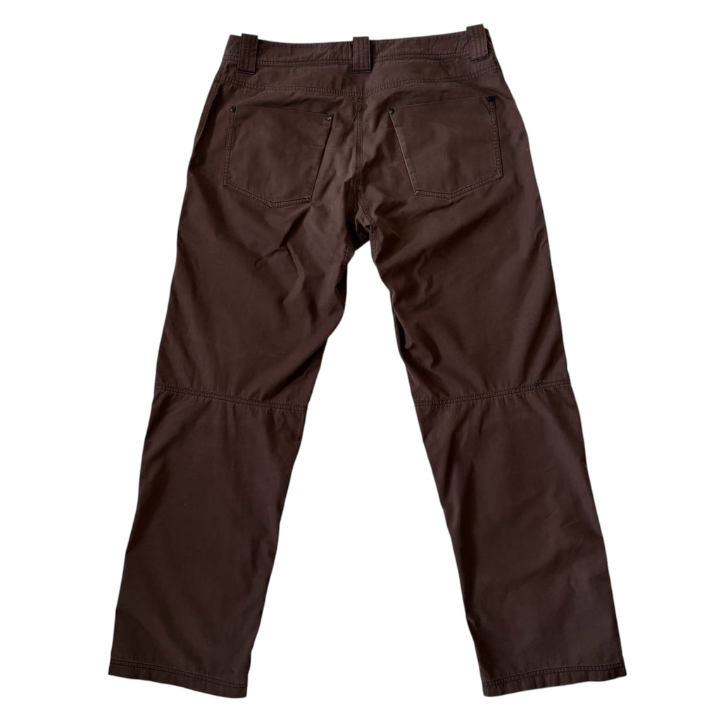 ARC'TERYX Cotton Blend Hiking Pants Brown W32