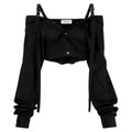 AMBUSH Off-Shoulder Cropped Shirt M