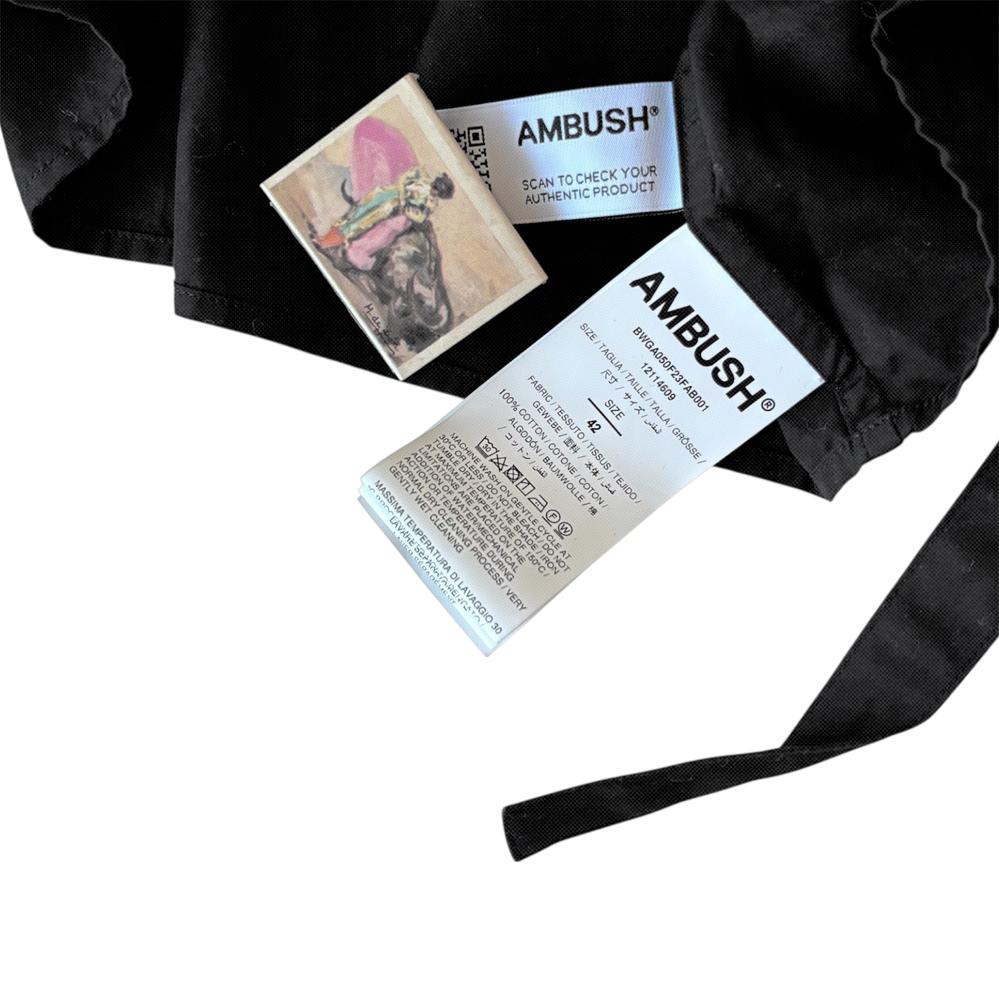 AMBUSH Off-Shoulder Cropped Shirt M