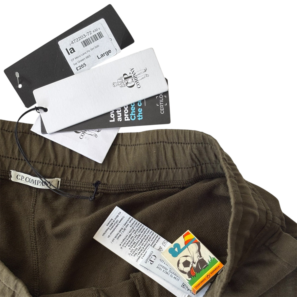 C.P. Company Lens Fleece Shorts 50.