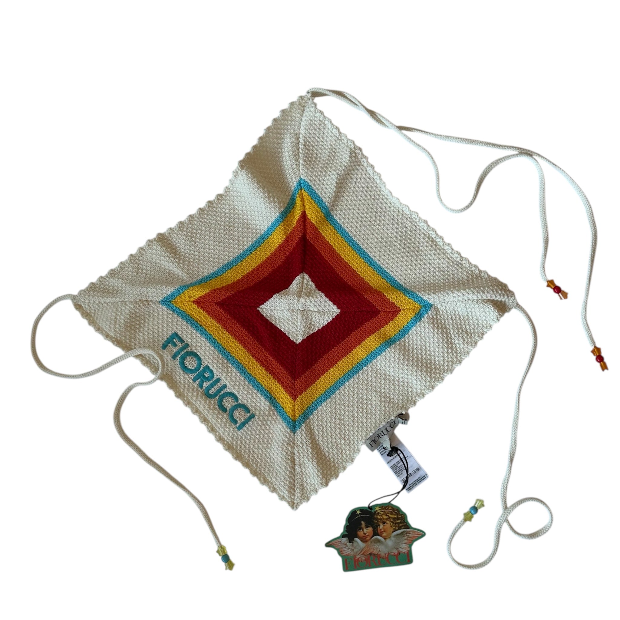 FIORUCCI Desert Rise Crochet Bandana Top L