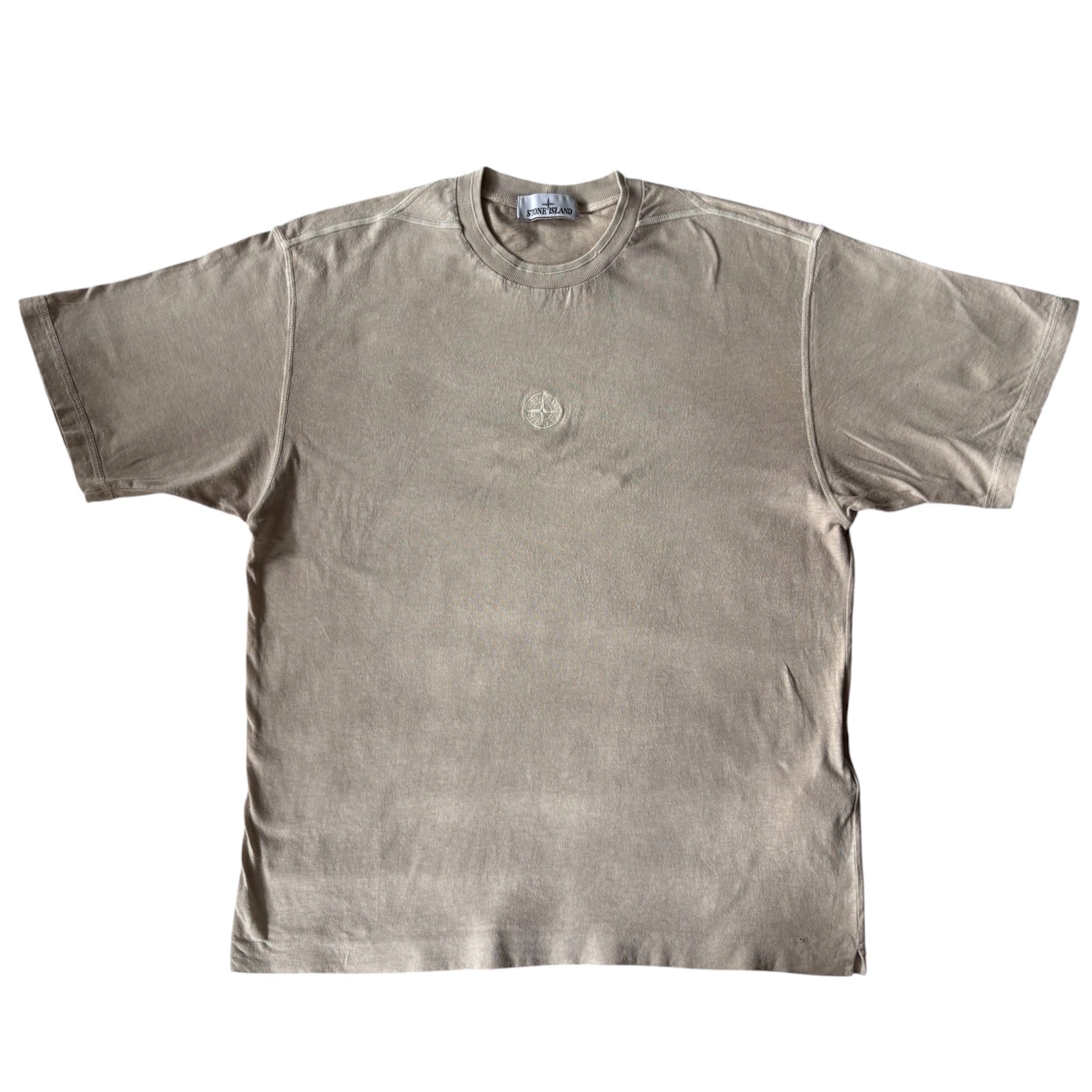 Stone Island SS23 Logo Patch T-Shirt Beige | 11000 Archive
