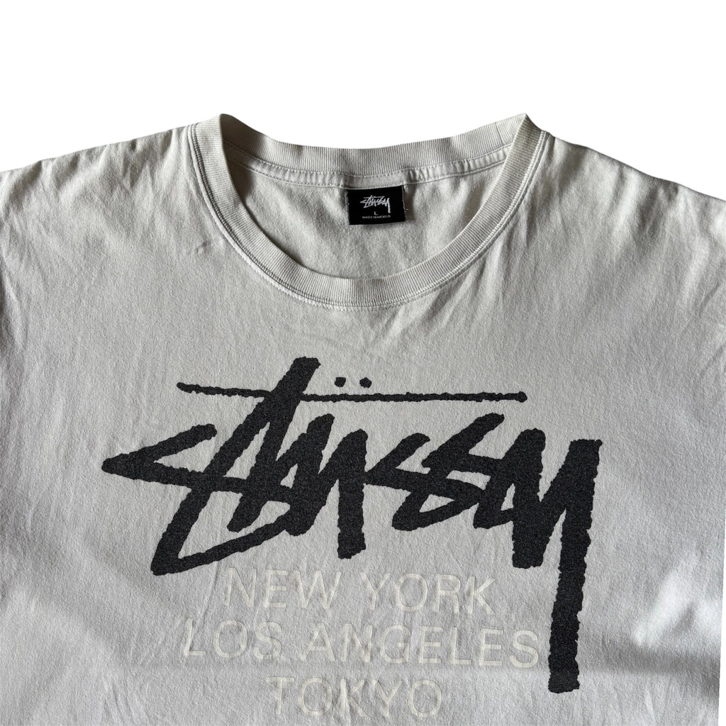 STUSSY x Rick Owens World Tour Collection T-Shirt White L