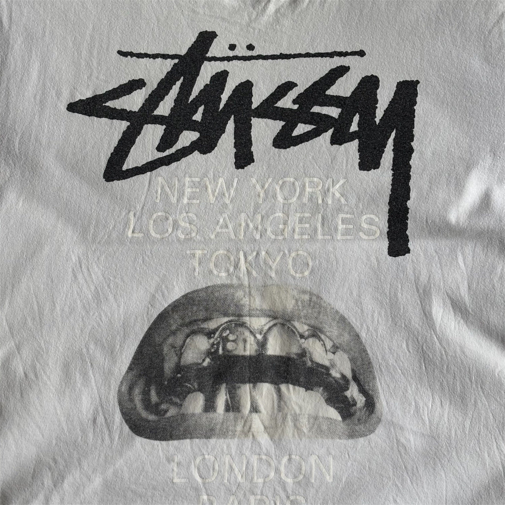 STUSSY x Rick Owens World Tour Collection T-Shirt White L
