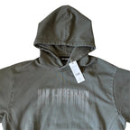 HAN KJOBEHAVN Faded Logo Boxy Hoodie Gray XL