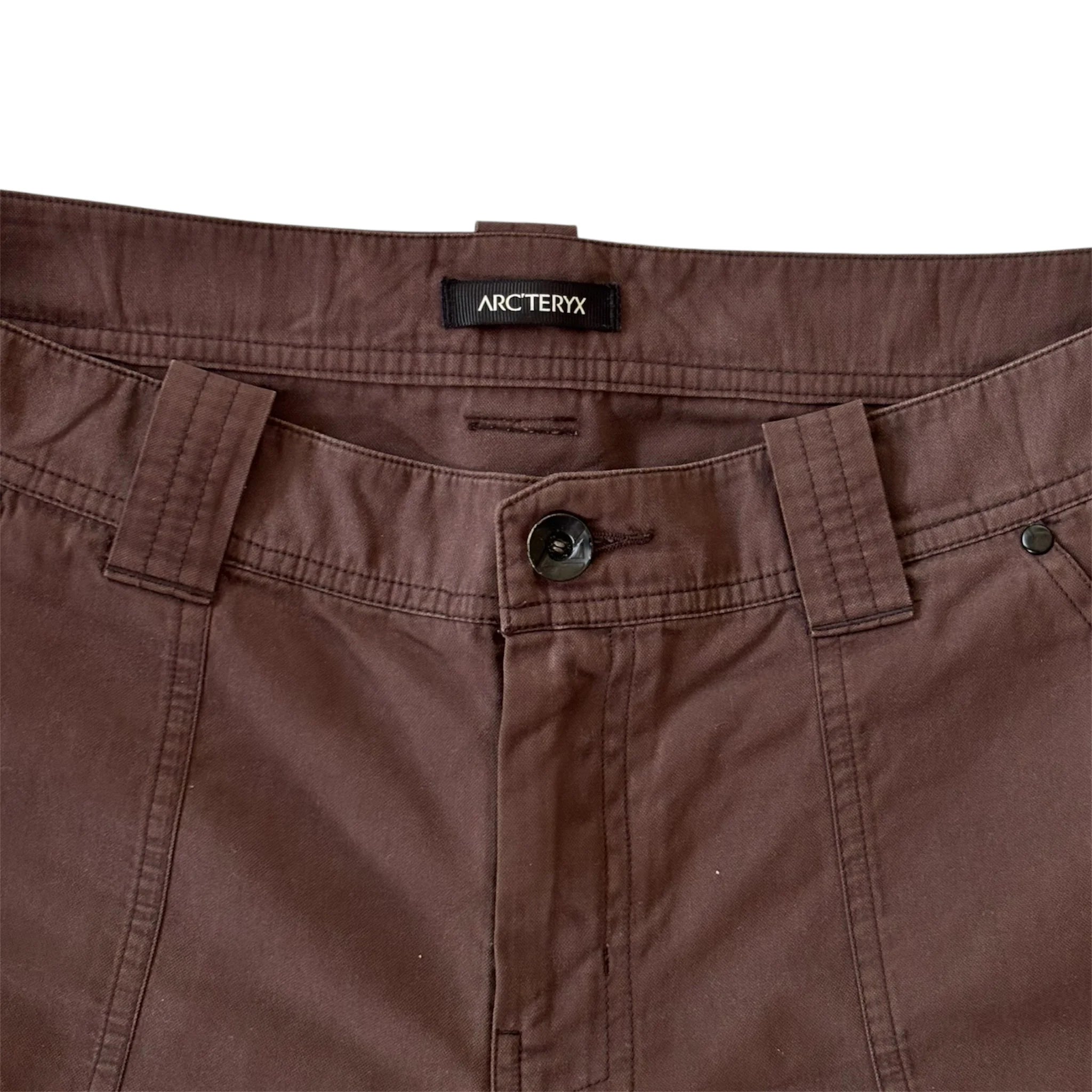 Arc'teryx Cotton Blend Hiking Pants Brown | 11000 Archive 3