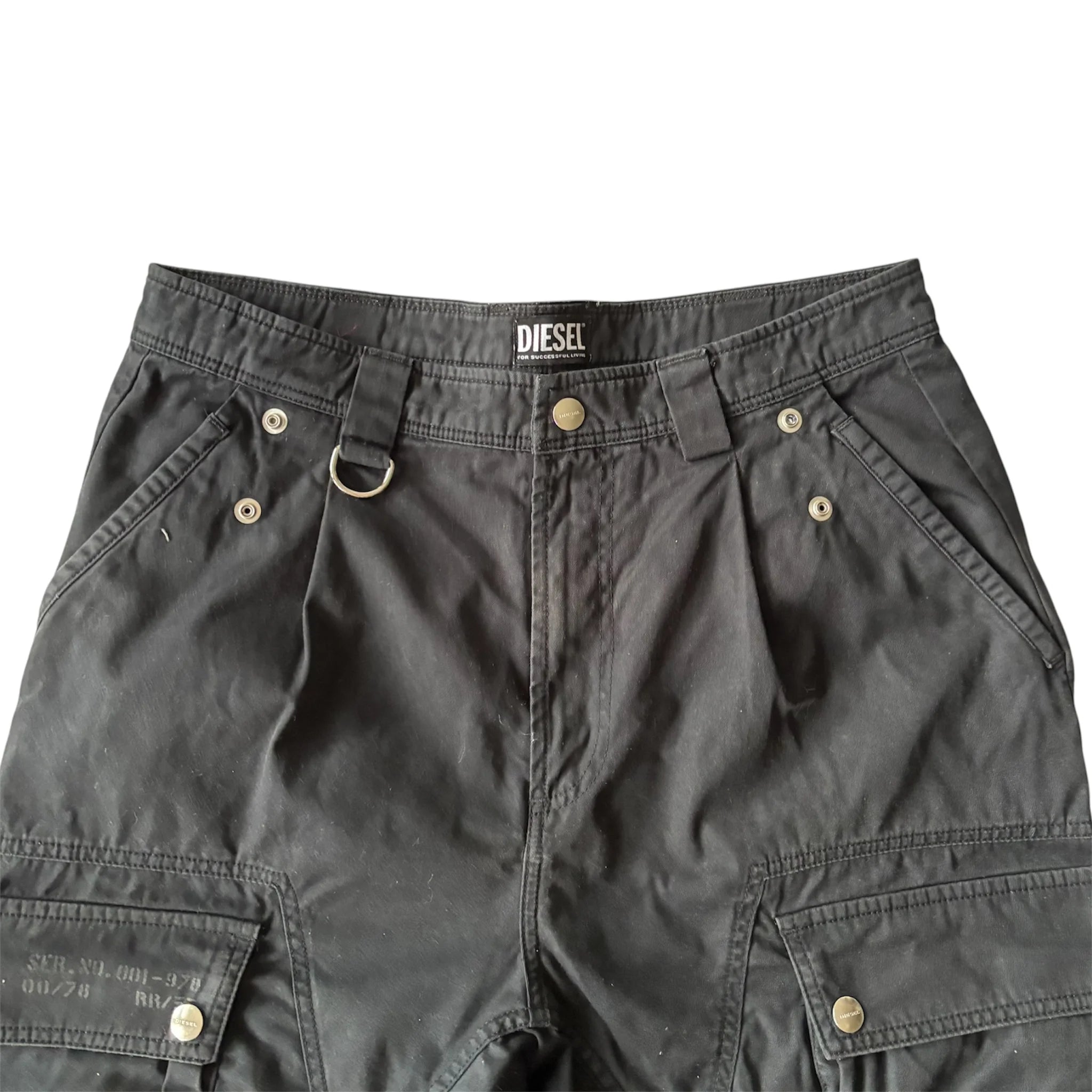Diesel P-Bartoon-A Cargo Pants Black W31 | 11000 Archive 2