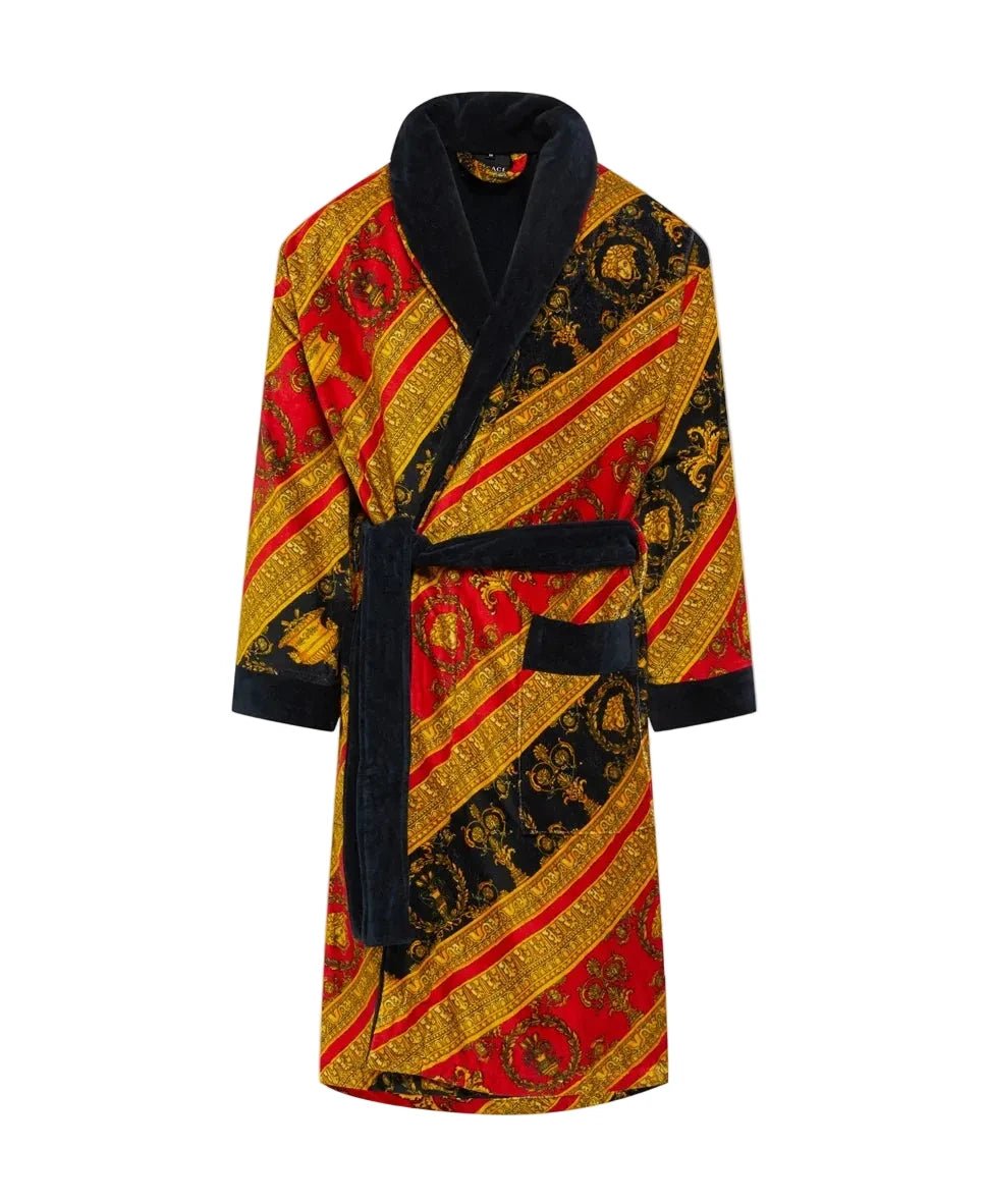 Versace I ♡ Baroque Bathrobe Red | 11000 Archive
